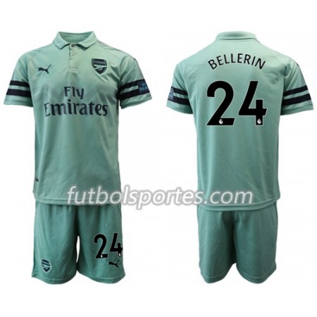 Camisetas Arsenal Bellerin 24 Niño Tercera Equipacion 2018/2019